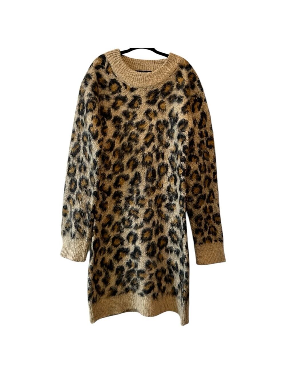 Harper Heritage Frankie by Francesca Leopard Sweater dress size Y10